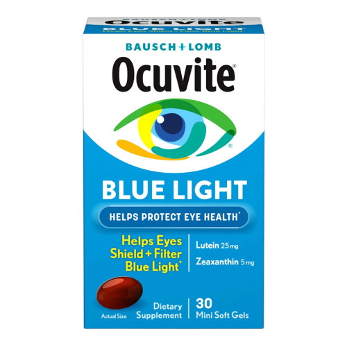 Bausch + Lomb Ocuvite Lutein 25Mg Lutein & Zeaxanthin Supplement, 30 Softgels Bausch + Lomb Ocuvite Lutein 25Mg Lutein & Zeaxanthin Supplement, 30 Softgels