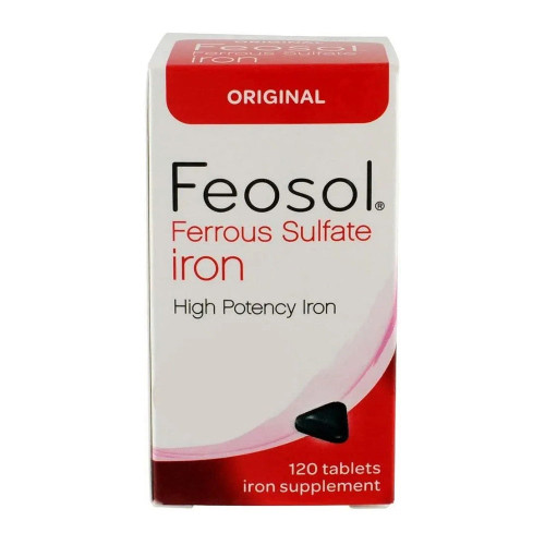 Feosol Ferrous Sulfate Iron, Original, Tablets 120 Ea