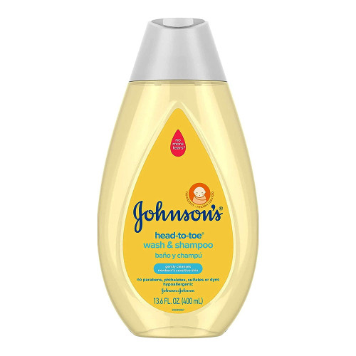 Johnson S Head-To-Toe Tearless Gentle Baby Wash & Shampoo -13.6 Oz