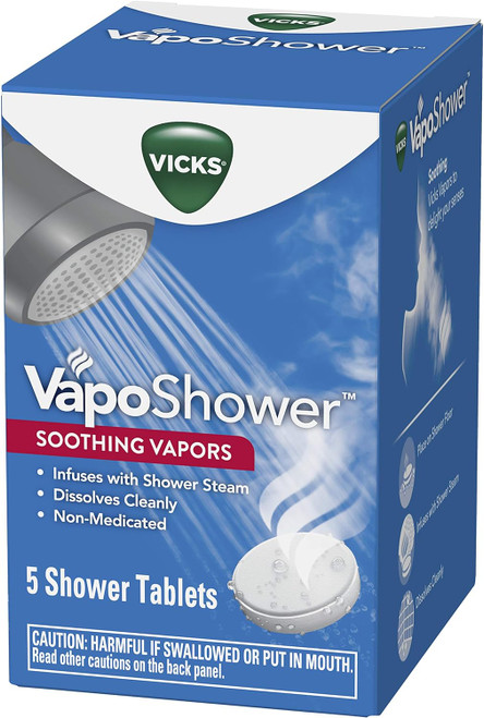 Vicks VapoShower, Shower Tablet, Shower Bomb, 5 ct