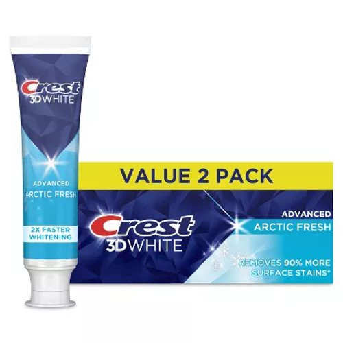 Crest 3D White Advanced Teeth Whitening Toothpaste 1ct