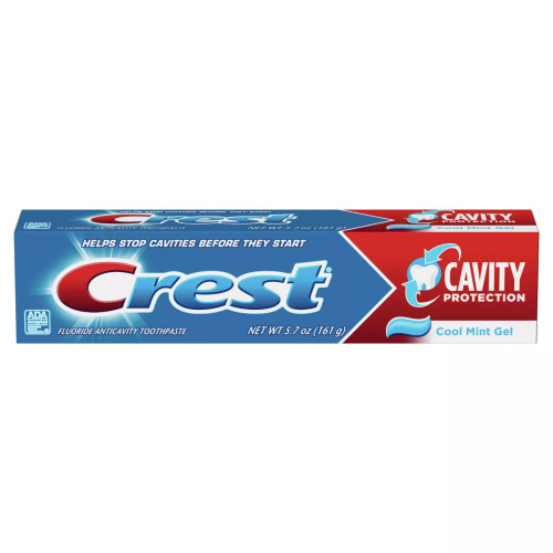 Crest Cavity Protection Toothpaste, Cool Mint Gel 5.7 Oz