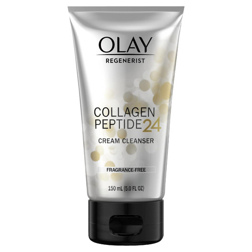 Olay Regenerist Collagen Peptide 24, Facial Cleanser Face Wash, Fragrance-free, 5 fl oz