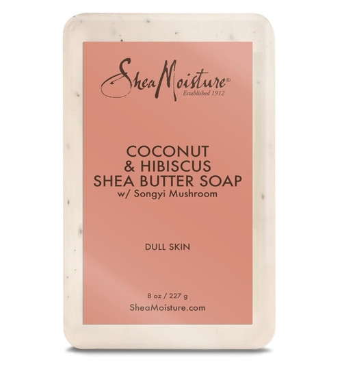 Shea Moisture Coconut & Hibiscus Shea Butter Soap, 8 Ounce