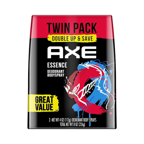 AXE Body Spray Deodorant For Long Lasting Odor Protection Essence Black Pepper And Cedarwood Mens Deodorant 4 oz