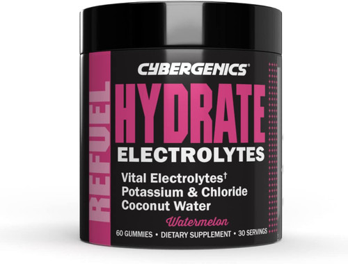Hydrate Gummies, Vital Electrolytes, Supports Recovery, 60 gummies