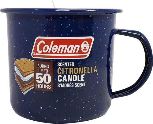 Coleman Repellents Tin Mug Outdoor Citronella Candle 6 oz