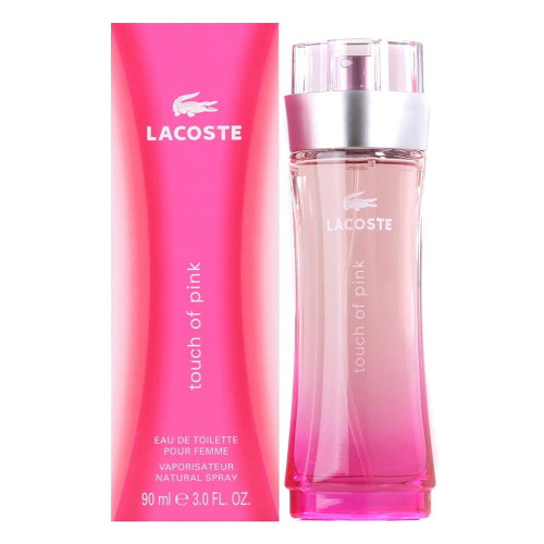 Touch Of Pink By Lacoste Eau De Toilette Spray For Women 3 Oz Touch Of Pink By Lacoste Eau De Toilette Spray For Women 3 Oz