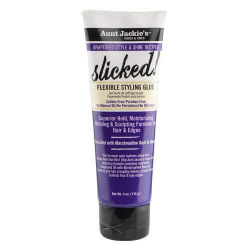 Aunt Jackies Hair Grapeseed Slicked Styling Glue, 4 Oz  