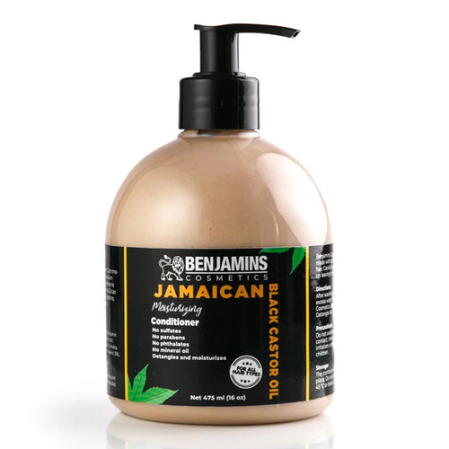 Benjamins Jamaican Black Castor Oil Moisturizing Conditioner, 16 Oz