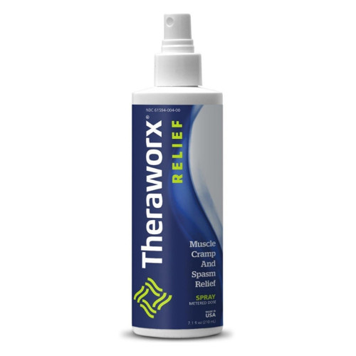 Theraworx Relief for Muscle Cramps Spray Fast-Acting Muscle Spasm, Leg Soreness - 7.1 oz Theraworx Relief for Muscle Cramps Spray Fast-Acting Muscle Spasm, Leg Soreness - 7.1 oz
