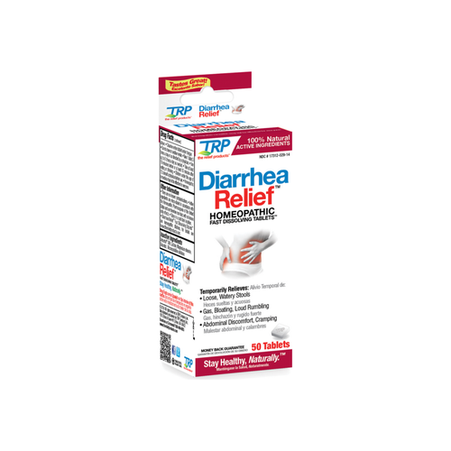 The Relief Products Diarrhea Relief Homeopathic Fast Dissolving Tablets 50 Ea