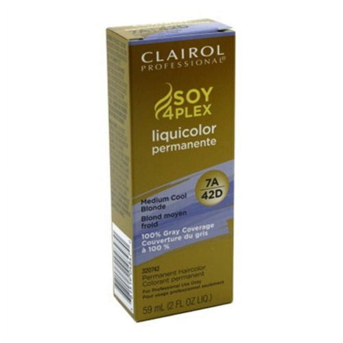 Clairol Permanent Liqui color, 7a Medium Cool Blonde Hair Color, 2 oz