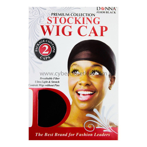 Donna Collection Premium Wig Cap for Comfortable Wear, 2 Ea