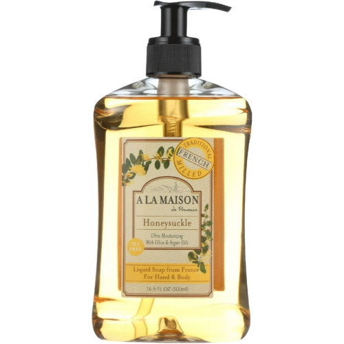 A La Maison Honeysuckle French Liquid Soap,16.90 Oz