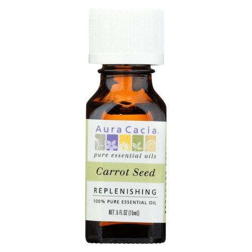 Aura Cacia Carrot Seed Essential Oil 0.5Fl Oz