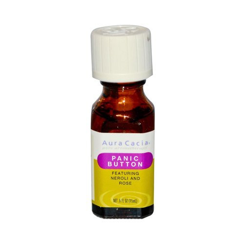 Aura Cacia Panic Button Essential Solutions .5Fl Oz