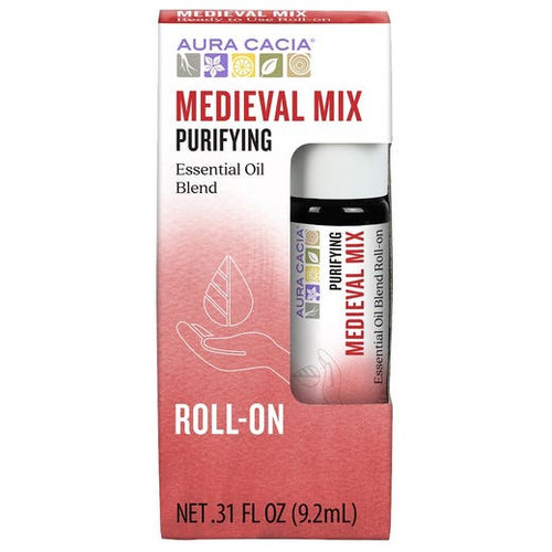 Aura Cacia Medieval Mix Roll-On Essential Oil 0.31 Fl Oz