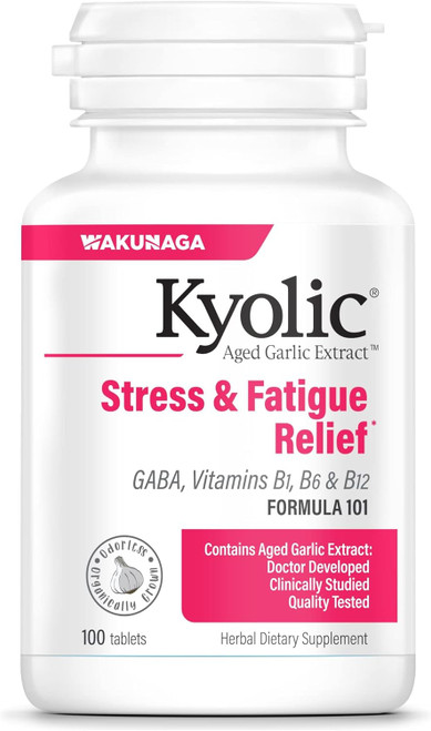 Kyolic Aged Garlic Extract Stress And Fatigue Relief - 100 Ct