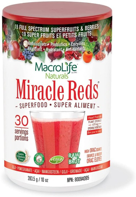 Macro Life Naturals Miracle Reds Superfood - 10 Oz