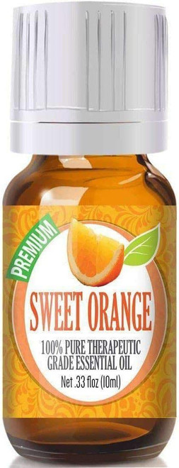 Healing Solutions Orange Essential Oil 0.33 Fl Oz