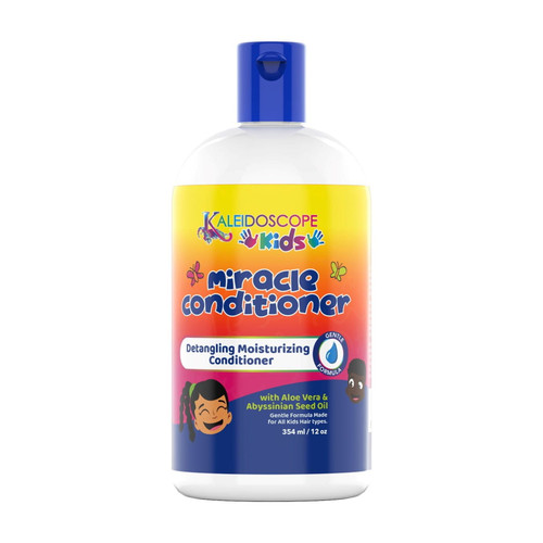 Kaleidoscope Kids Miracle Detangling Moisturizing Conditioner 12Oz, All Hair Types