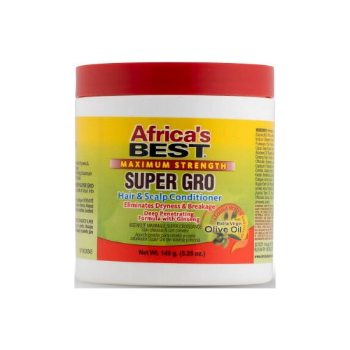 Africa'S Best Maximum Strength Super Gro Hair & Scalp Conditioner - 5.25 Oz
