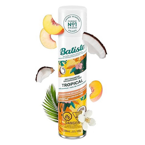 Batiste Dry Shampoo Coconut Tropical Scent for Volume and Texture, 3.81 Oz  