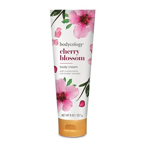 Bodycology Shea Butter Body Cream, Cherry Blossom, 8 Oz
