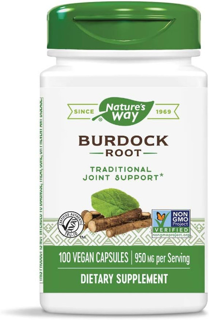 Nature'S Way Burdock Root 475 Milligrams - 100 Capsules