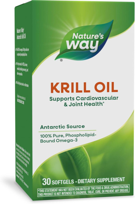 Nature'S Way Krill Oil Supports Cardiovascular And Joint Health - 30 Sgel