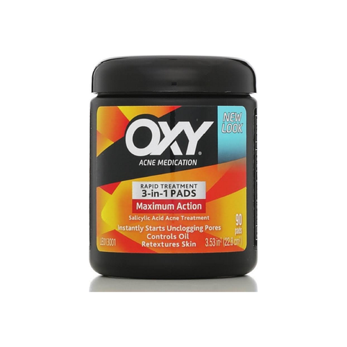 Oxy Maximum Action 3-In-1 Treatment Pads 90 Ea