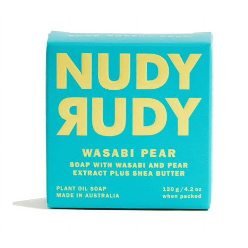 Nudy Rudy Wasabi Pear Soap - 4.2Oz
