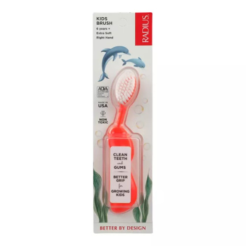 Radius Kids Brush Extra Soft Right Hand Toothbrush - 1 Ct