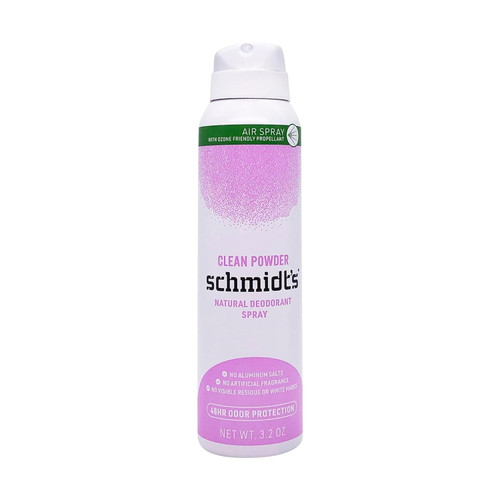 Schmidt'S Clean Powder Deodorant Spray - 3.2 Oz