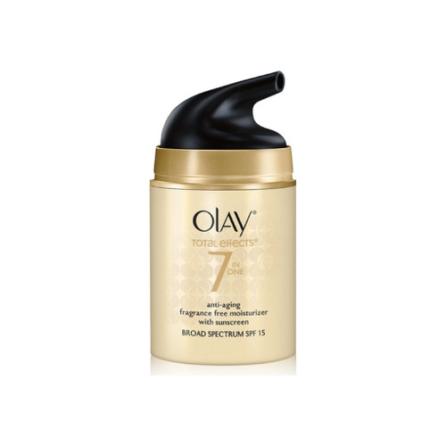 Olay Total Effects 7-In-1 Anti-Aging Face Moisturizer With Spf 15, Fragrance-Free 1.7 Oz
