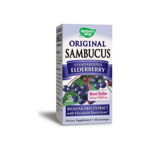 Nature'S Way Soriginal Sambucus Lozenges, Elderberry 30 Ea