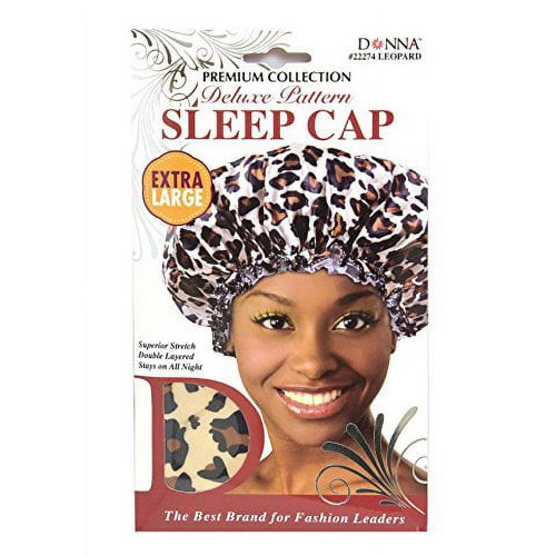 Donna Deluxe Pattern Extra Large Sleep Cap for Comfortable Night Protection, 1 Ea