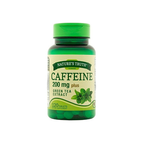 Nature'S Truth Caffeine Tablets Plus Green Tea Extract Dietary Supplement, 120 Ea