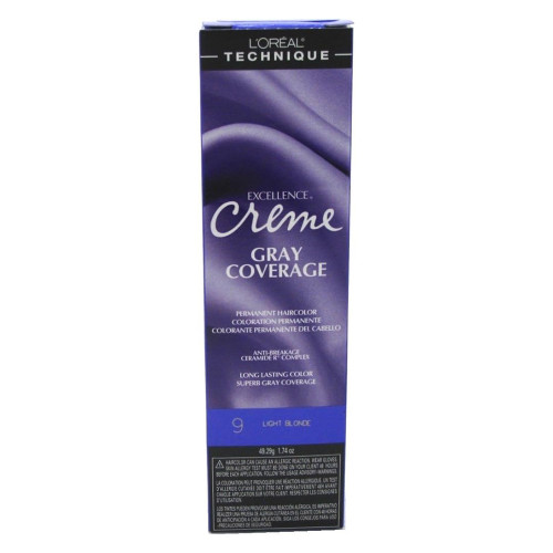 Loreal Excel Creme Color 9 Light Blonde - 1.74 Oz