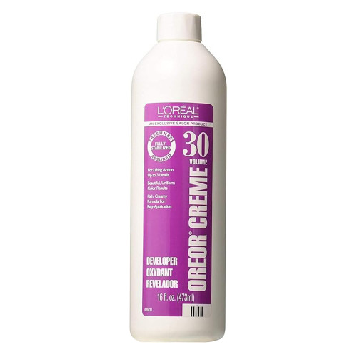L'oreal Oreor Creme 30 Volume Developer - 16 Fl Oz