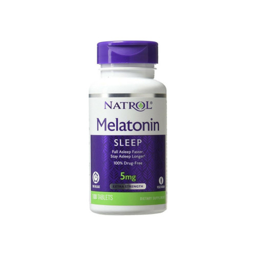 Natrol Melatonin Time Release 5Mg Tablets 100 Ea