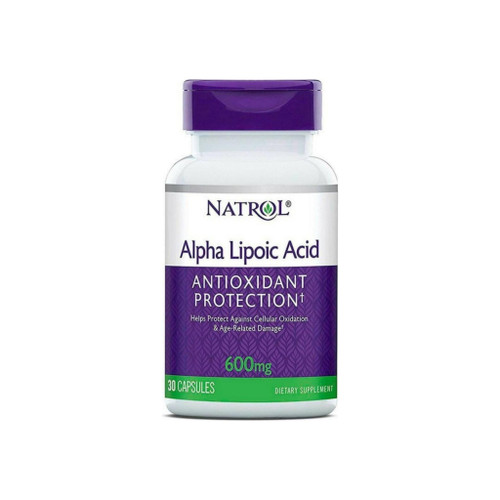 Natrol Alpha Lipoic Acid 600 Mg Capsules 30 Ea