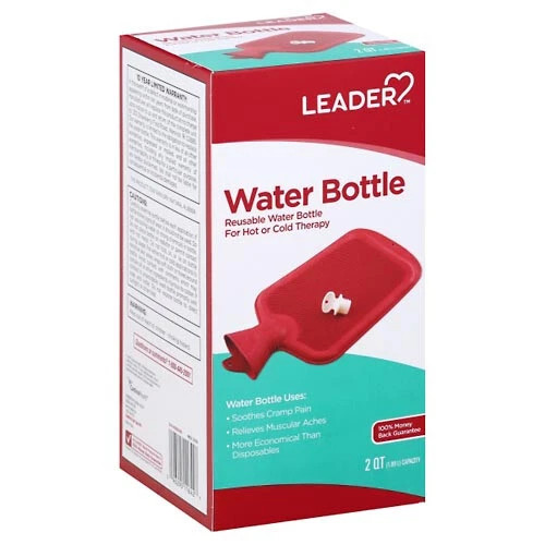 Leader Reusable Water Bottle for Hot or Cold Therapy - 2 Quarts