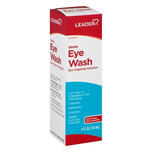 Leader Sterile Eye Wash Irrigating Solution - 4 Fl Oz Leader Sterile Eye Wash Irrigating Solution - 4 Fl Oz