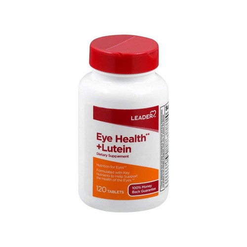 Leader Eye Health + Lutein Supplement Tablets - 120 Ct