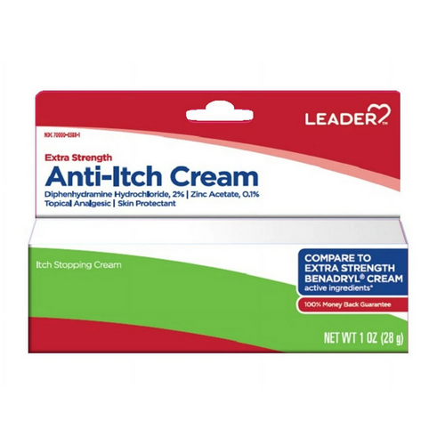 Leader Extra Strength Anti-Itch Cream - 1 Oz