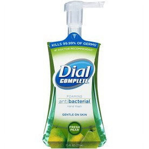 Dial Complete Antibacterial Foaming Hand Wash in Fresh Pear Scent, 7.5 oz Dial Complete Antibacterial Foaming Hand Wash in Fresh Pear Scent, 7.5 oz