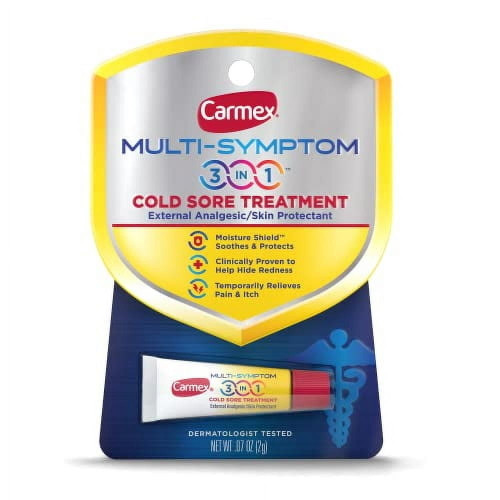 Carmex Multi Symptom 3 in 1 Cold Sore Treatment, 0.07 Oz Carmex Multi Symptom 3 in 1 Cold Sore Treatment, 0.07 Oz