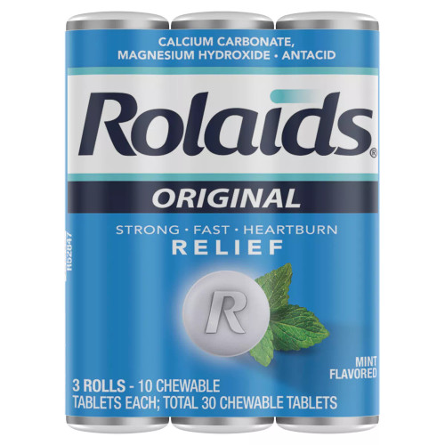 Rolaids Original Digestive Chewable Tablets - 30 ct